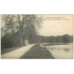 carte postale ancienne 60 MORTEFONTAINE. Parc du Château de Vallières. Le Salon
