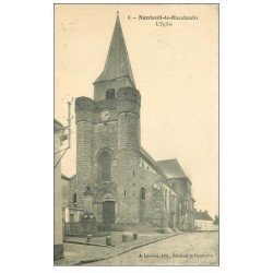 carte postale ancienne 60 NANTEUIL-LE-HAUDOIN. L'Eglise 1916