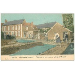 60 NOAILLES. Pierrepont-Ponchon. Fabrique de carreaux de faïence Truptil 1925
