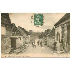 carte postale ancienne 60 PONCHON. Pont Delettre 1924