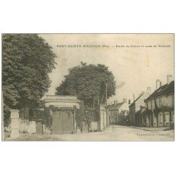 carte postale ancienne 60 PONT-SAINTE-MAXENCE. Cloître Route de Verberie