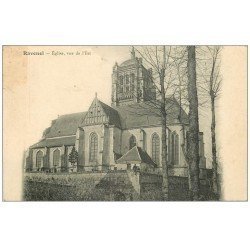carte postale ancienne 60 RAVENEL. Eglise