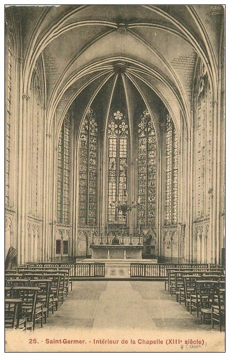 carte postale ancienne 60 SAINT-GERMER. Chapelle 1918