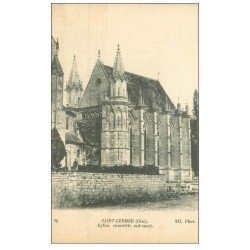 carte postale ancienne 60 SAINT-GERMER. Eglise