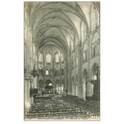 carte postale ancienne 60 SAINT-LEU-D'ESSERENT. Eglise intérieur n°10