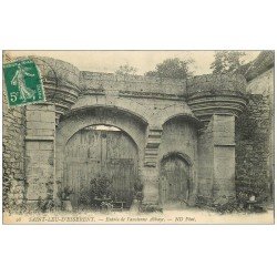 carte postale ancienne 60 SAINT-LEU-D'ESSERENT. Entrée ancienne Abbaye