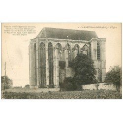 carte postale ancienne 60 SAINT-MARTIN-AUX-BOIS. L'Eglise