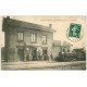 carte postale ancienne 60 SAINT-SANSON LA POTERIE. La Gare 1910 Pli coin gauche