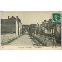 carte postale ancienne 60 VIEUX-MOULIN. Rue Saint-Jean 1917