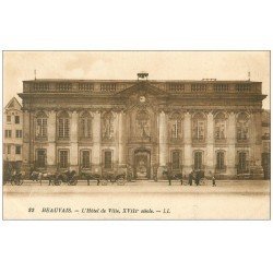 carte postale ancienne Superbe Lot 10 Cpa BEAUVAIS 60. Hôtel de Ville, Palais de Justice, Gare, Horloge Astronomique etc...