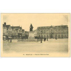 carte postale ancienne Superbe Lot 10 Cpa BEAUVAIS 60. Place Hôtel de Ville, Théâtre, Square de la Gare, Palais Justice etc...