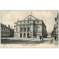 carte postale ancienne Superbe Lot 10 Cpa BEAUVAIS 60. Théâtre, Pompe à Essences, Gare, Palais de Justice etc...