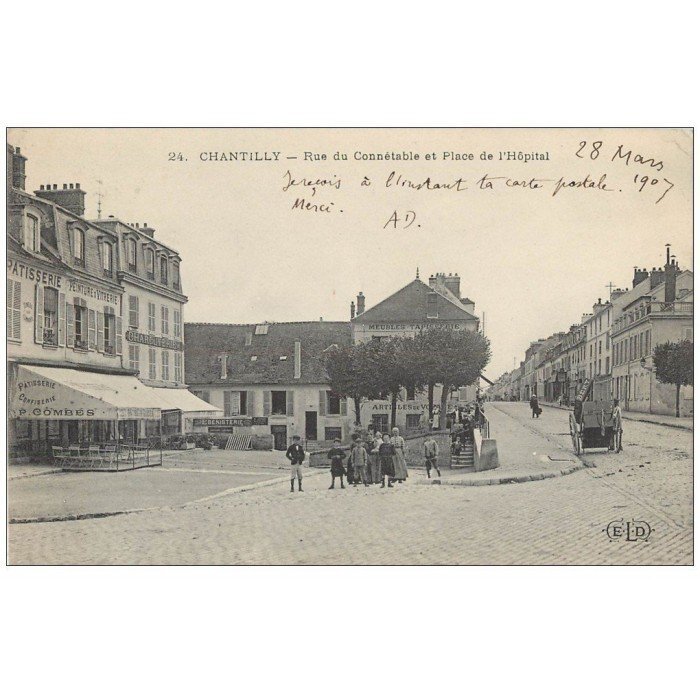 CPA 60 FORET HALATTE / CHASSE A COURRE / HALLALI SUR PIEDS