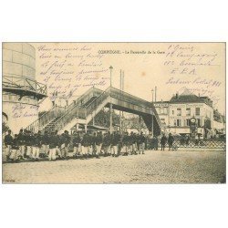 carte postale ancienne Superbe Lot 10 Cpa COMPIEGNE 60. Militaires Passerelle de la Gare, Champ de Courses, Pont etc...