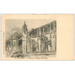 carte postale ancienne 61 ALENCON. Contreforts Eglise Notre-Dame