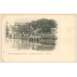 carte postale ancienne 61 BAGNOLES-DE-L'ORNE environs. Château de Couterne vers 1900