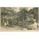 carte postale ancienne 61 BATILLY. Pêcheur sur l'Orne à Mesnil-Glaise 1919 animation