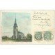carte postale ancienne 61 BEAUFAI. Eglise des Quatre-Vents 1906