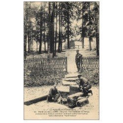 carte postale ancienne 61 BELLEME. Source Thermame Herse 1929 Gardien et Aphrodisia. Timbe absent