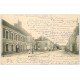 carte postale ancienne 61 BERD'HUIS. Grande Rue 1904 Hôtel du Cheval Blanc