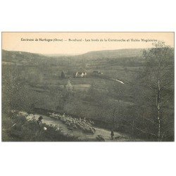 carte postale ancienne 61 BROCHARD. Commauche et Vallée Magdeleine. Troupeau Moutons