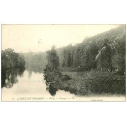 carte postale ancienne 61 BULLY. Paysage 1913