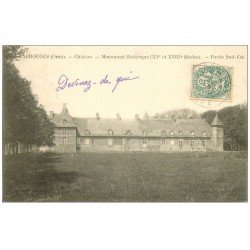 carte postale ancienne 61 CARROUGES. Le Château 1906