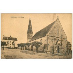 carte postale ancienne 61 CHAMBOIS. L'Eglise