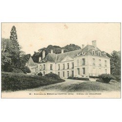 carte postale ancienne 61 CHATEAU DE COULONGES 1920