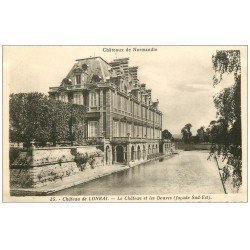 carte postale ancienne 61 CHATEAU DE LONRAI ET SES DOUVES 1939