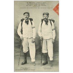 13 MARSEILLE. Délégués Association Estropiés Français 1907. Rosin et Carlier. Marseille Paris Lille- Reims Amiens