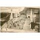 carte postale ancienne 13 MARSEILLE. Escalier Gare Saint-Charles 1928