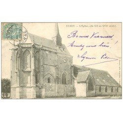 carte postale ancienne 61 EXMES. L'Eglise 1905