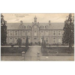 carte postale ancienne 61 FLERS. Hôpital Civil animation