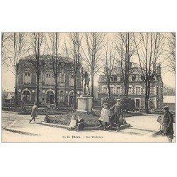 carte postale ancienne 61 FLERS. Le Théâtre