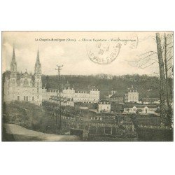 carte postale ancienne 61 LA CHAPELLE-MONTLIGEON. Vue 1938