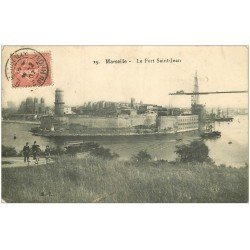 carte postale ancienne 13 MARSEILLE. Fort Saint-Jean 1907