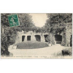 carte postale ancienne 61 LASSAY. Les Cassemattes. Le Château 1911