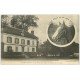 carte postale ancienne 61 LE HARAS DU PIN. 2 Cpa. Dépot Etalons Fourire Pur sang Anglais et Cour Colbert