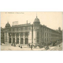 carte postale ancienne 13 MARSEILLE. Hôtel des Postes