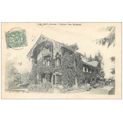 carte postale ancienne 61 LE SAP. Chalet des Roches 1907