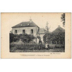 carte postale ancienne 61 L'HOME-CHAMONDOT. Château de l'Arçonnière animé