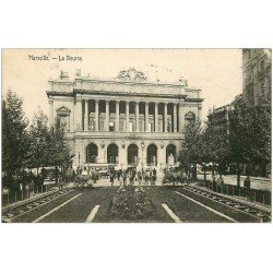 carte postale ancienne 13 MARSEILLE. La Bourse 1922