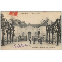 carte postale ancienne 61 MORTAGNE. Palais de Justice 1911