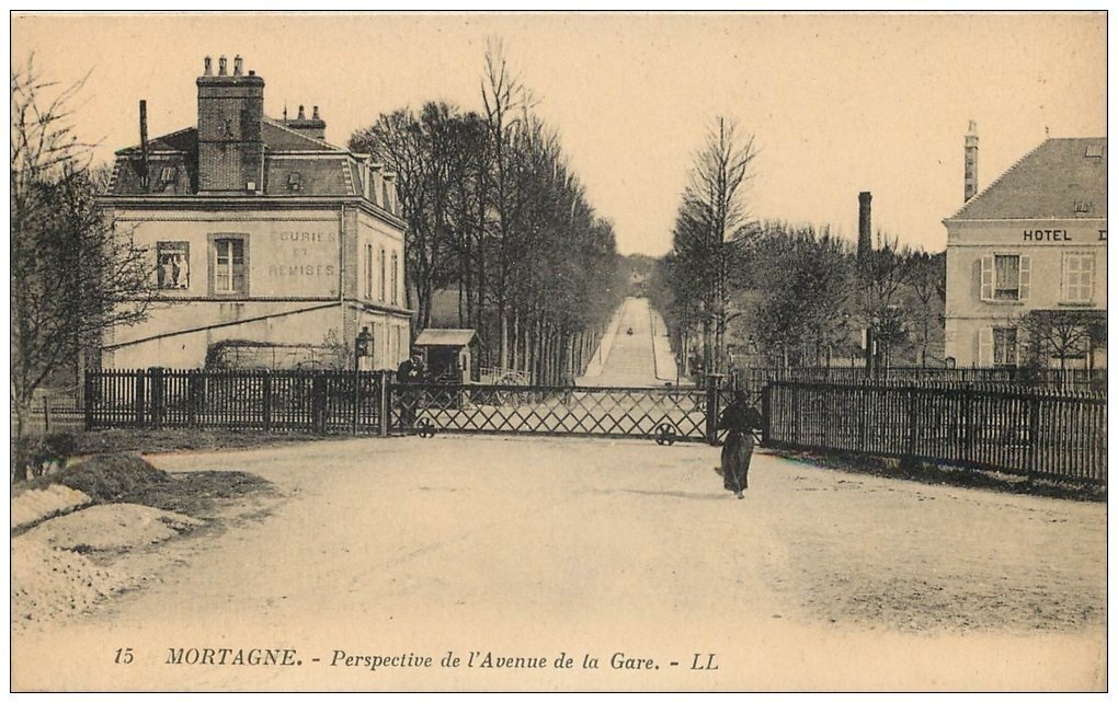 CPA ORNE 61 Mortagne Tour De L'eglise Notre Dame Avant L'incendie EUR 5