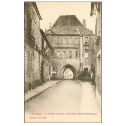 carte postale ancienne 61 MORTAGNE. Portail Saint-Denis Musée