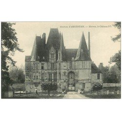 carte postale ancienne 61 MORTREE. Château d'O ave Jardinier