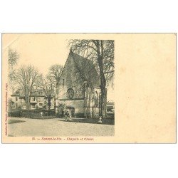 carte postale ancienne 61 NONANT-LE-PIN. Chapelle et Chalet vers 1900