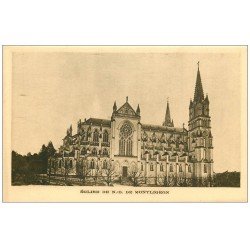 carte postale ancienne 61 NOTRE-DAME DE MONTLIGEON. L'Eglise 1