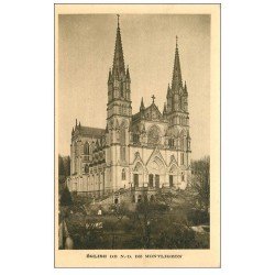 carte postale ancienne 61 NOTRE-DAME DE MONTLIGEON. L'Eglise 2